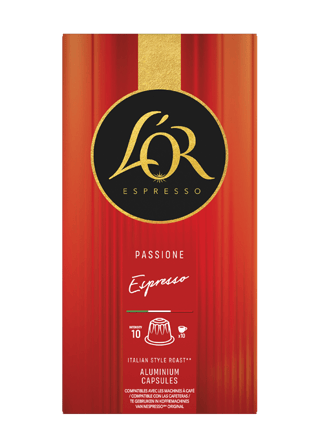 L'OR Espresso New packaging